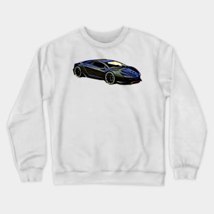 Italian Supercar Zen Cartoon Crewneck Sweatshirt